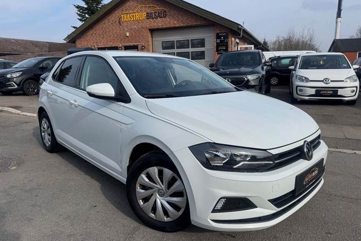 Hvid VW Polo fra 2020