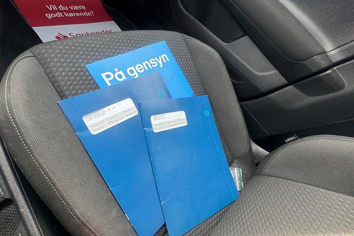 Hvid VW Polo fra 2020