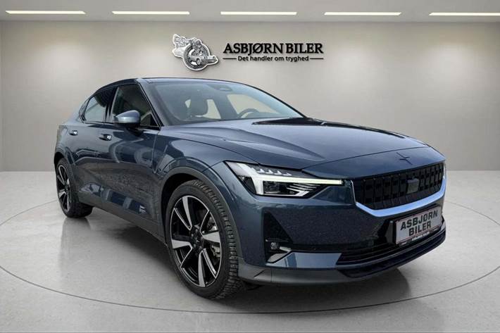 Blå Polestar 2 fra 2024