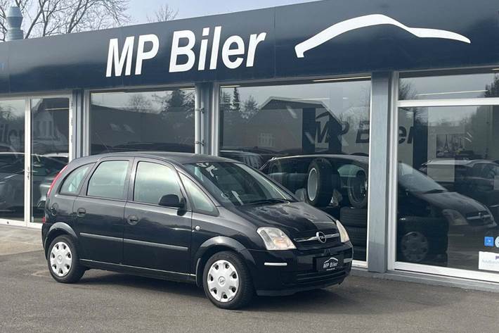 Sort Opel Meriva fra 2004