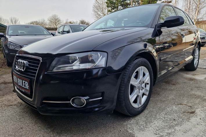 Sort Audi A3 fra 2012