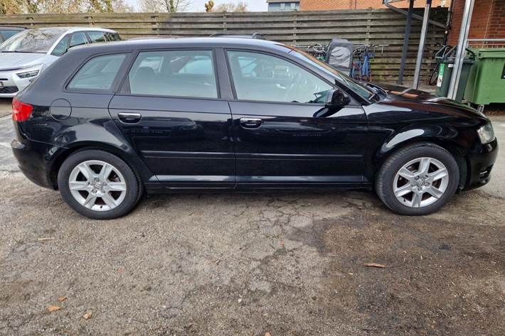 Sort Audi A3 fra 2012