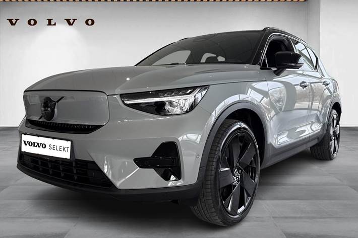 Grå Volvo EX40 fra 2025