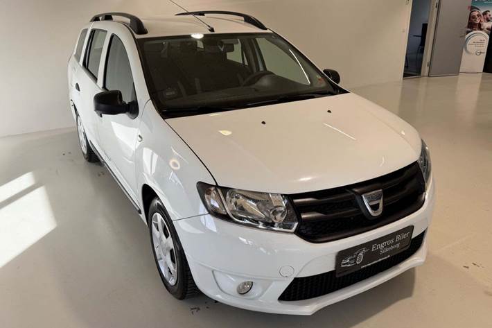 Hvid Dacia Logan fra 2014