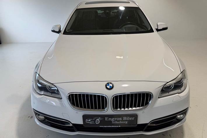 Hvid BMW 520d fra 2016