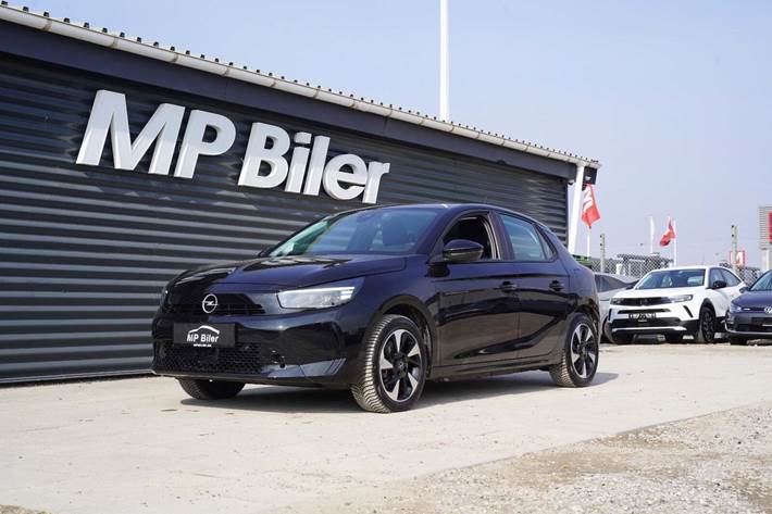 Sort Opel Corsa-e fra 2024