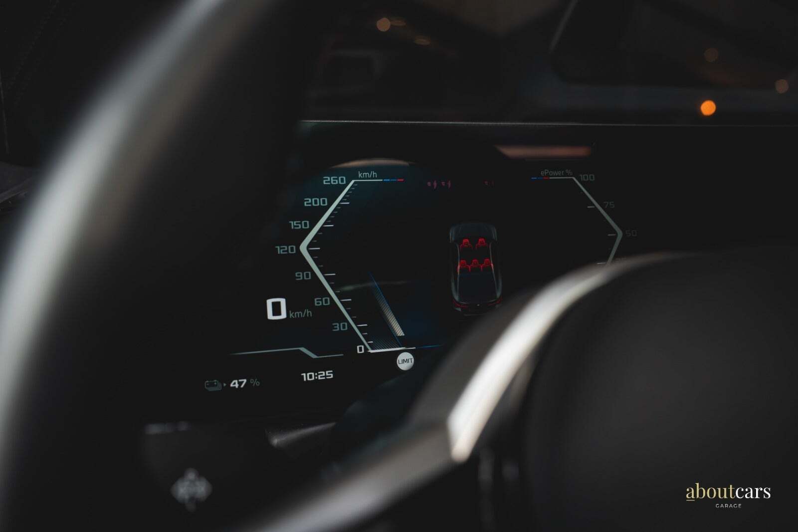 Grå BMW i4 fra 2024