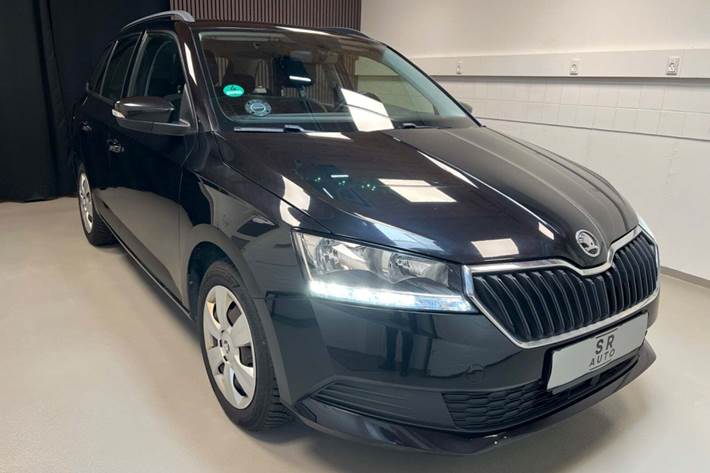 Sort Skoda Fabia fra 2019