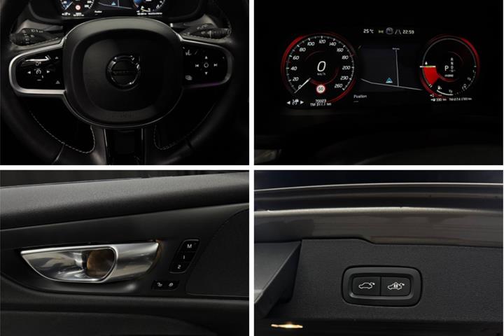 Grå Volvo V60 fra 2021