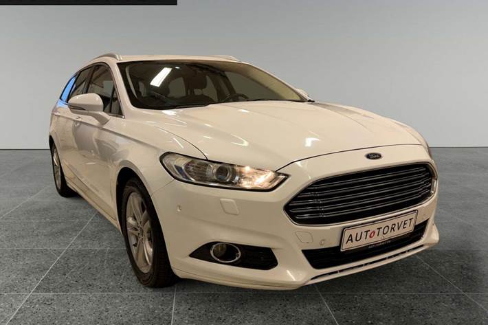 Hvid Ford Mondeo fra 2016