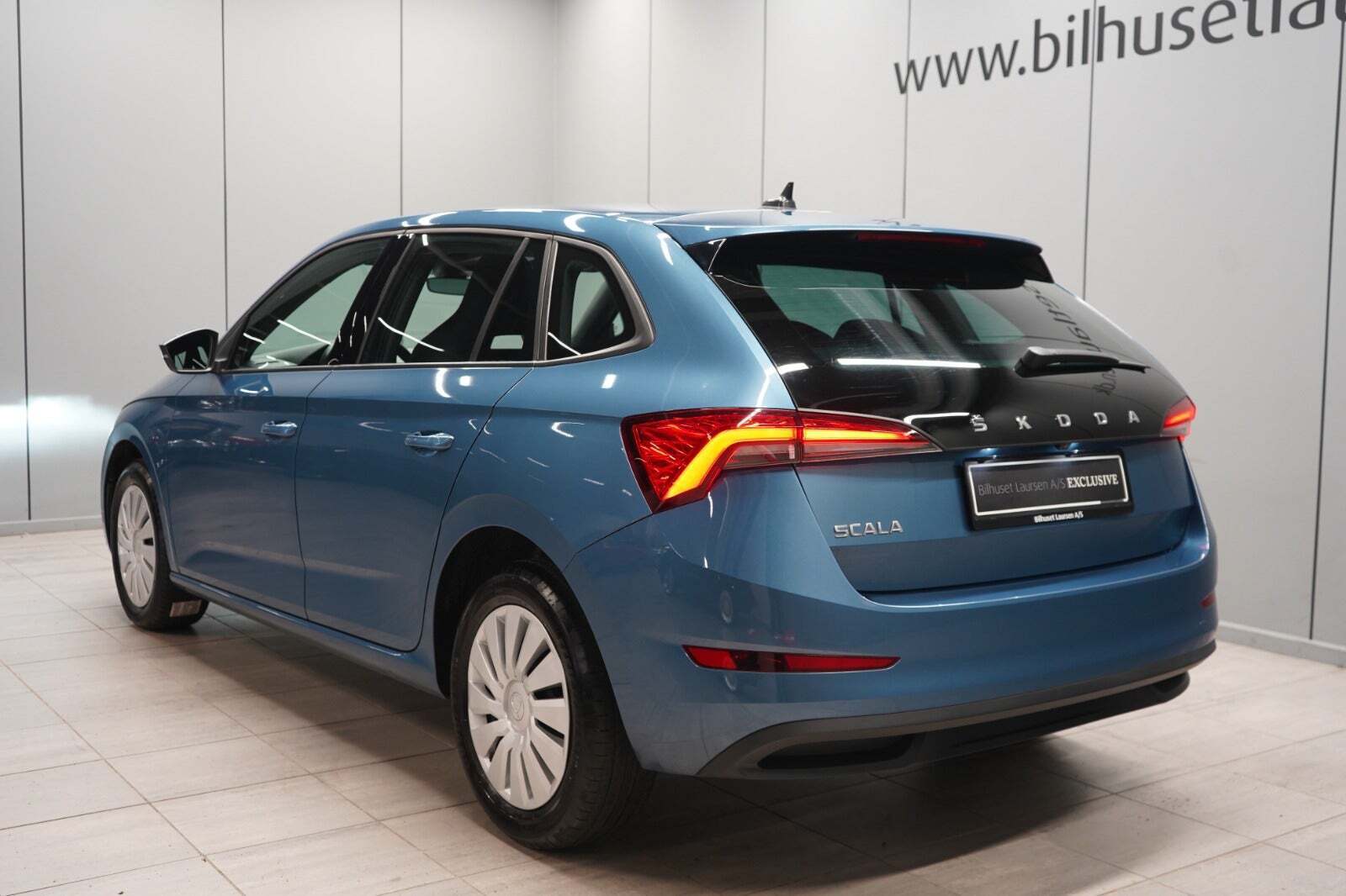 Blå Skoda Scala fra 2022