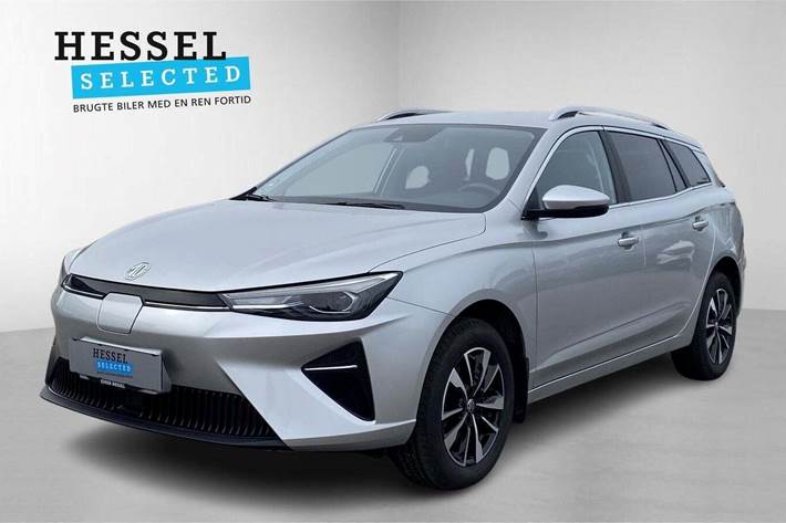 Grå MG 5 fra 2022 set udefra