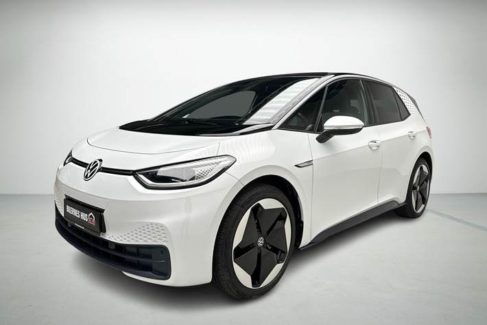 Hvid VW ID.3 fra 2021