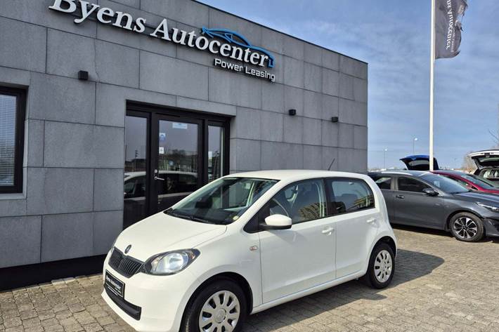 Hvid Skoda Citigo fra 2014