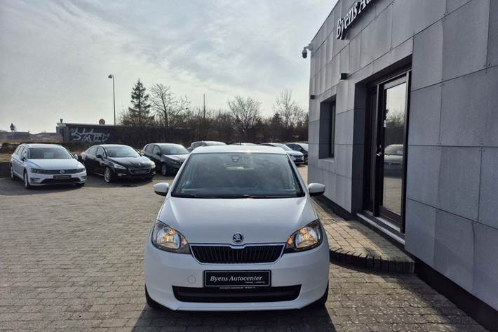 Hvid Skoda Citigo fra 2014