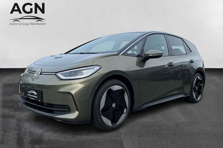 Grøn VW ID.3 fra 2026 set udefra