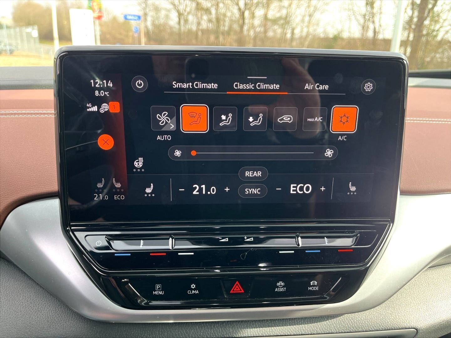 Grå VW ID.4 fra 2021
