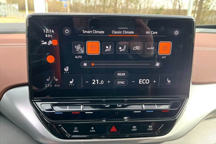 Grå VW ID.4 fra 2021