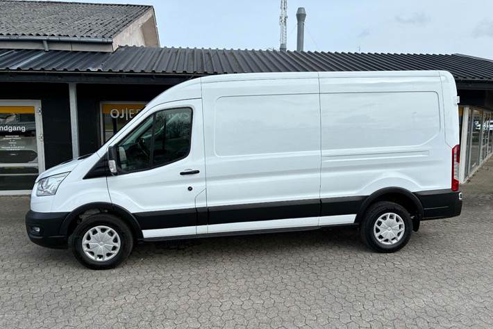 Hvid Ford Transit 350 L3 Van fra 2019