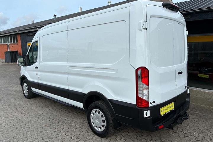 Hvid Ford Transit 350 L3 Van fra 2019