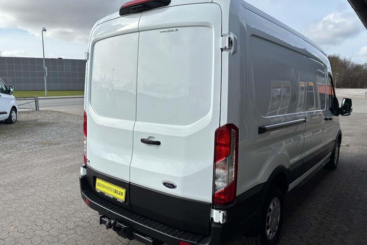 Hvid Ford Transit 350 L3 Van fra 2019