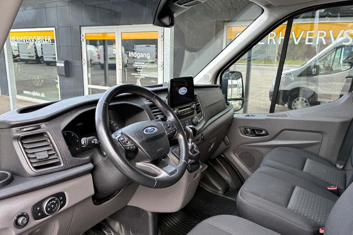 Hvid Ford Transit 350 L3 Van fra 2019