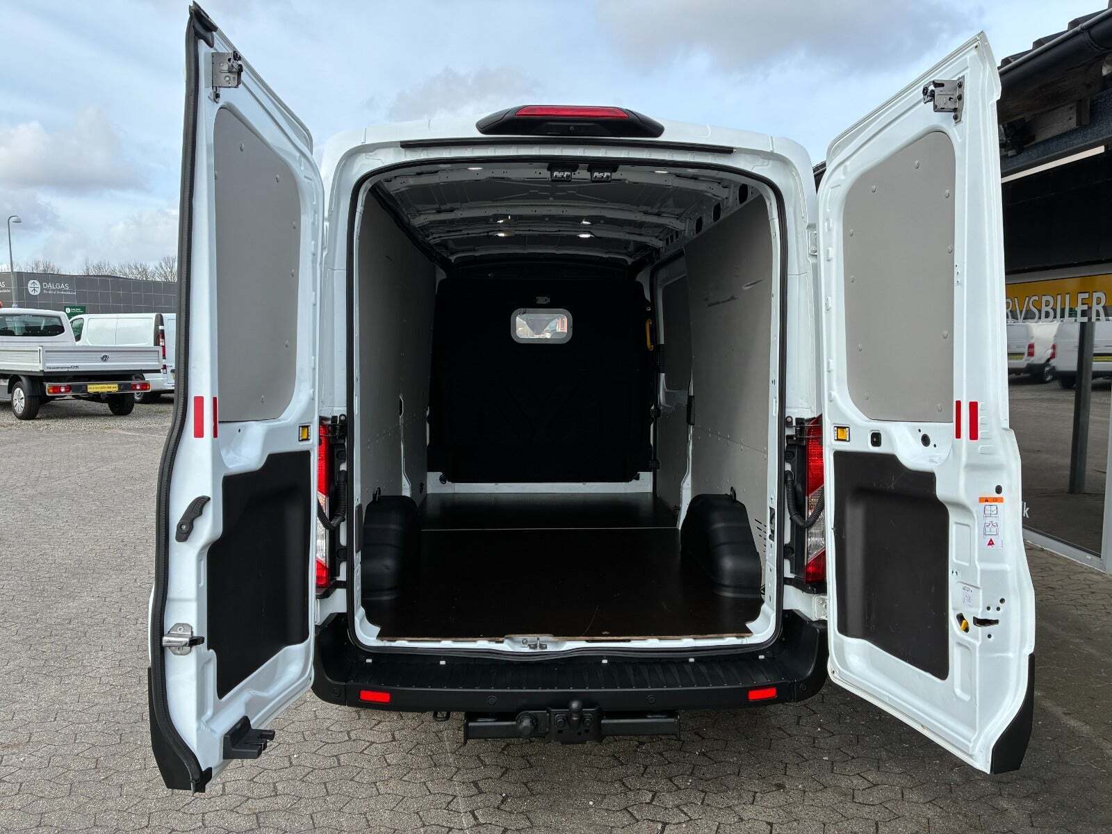 Hvid Ford Transit 350 L3 Van fra 2019
