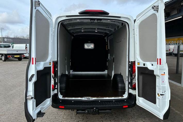 Hvid Ford Transit 350 L3 Van fra 2019