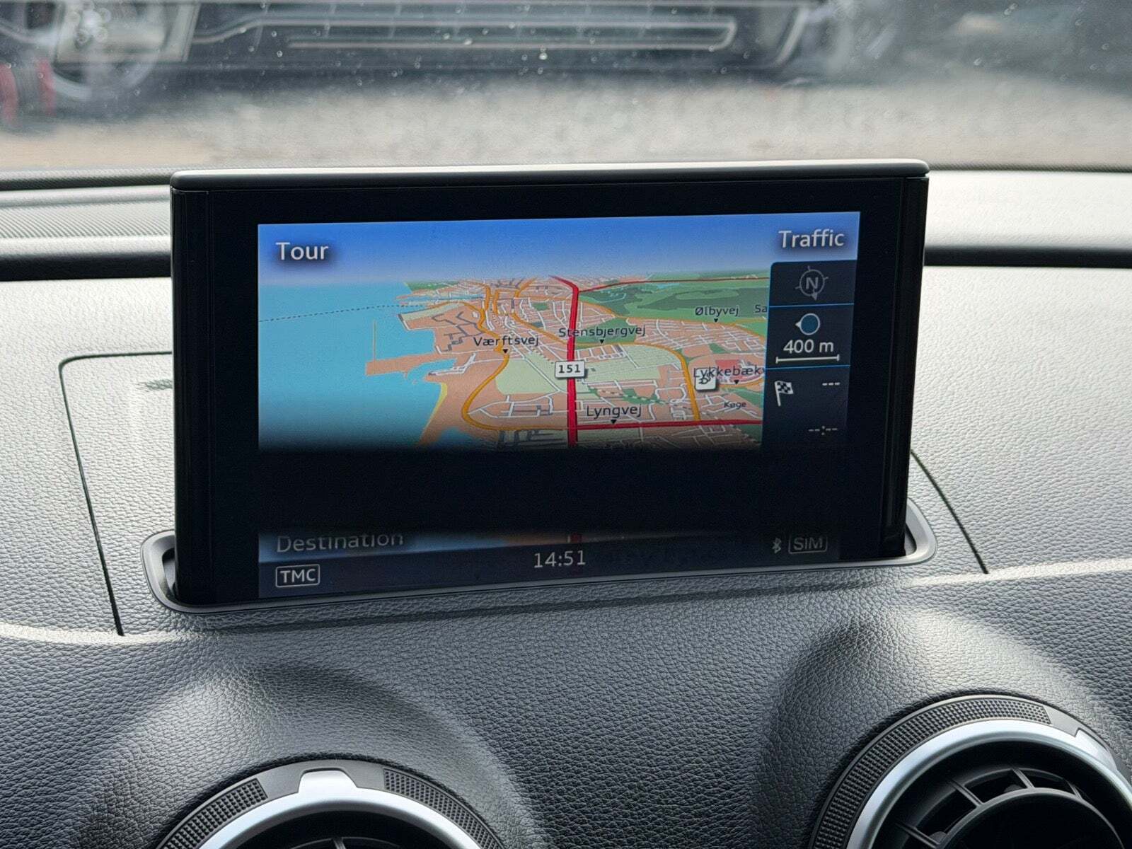 Sølv Audi A3 fra 2016