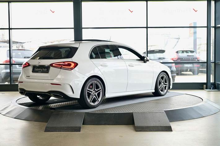 Hvid Mercedes A200 fra 2019