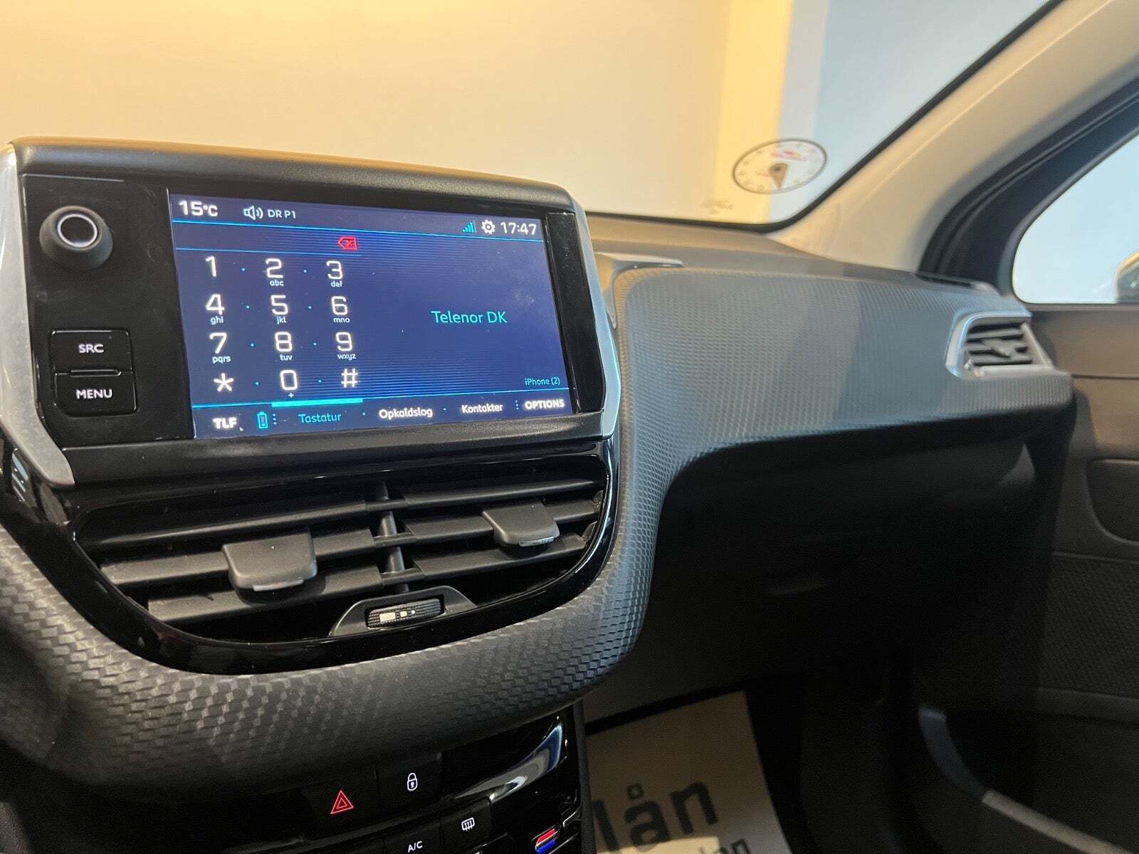 Sort Peugeot 208 fra 2018