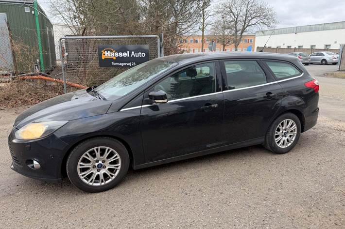 Grøn Ford Focus fra 2012