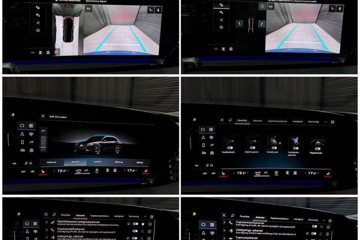Grå Audi Q6 e-tron fra 2024