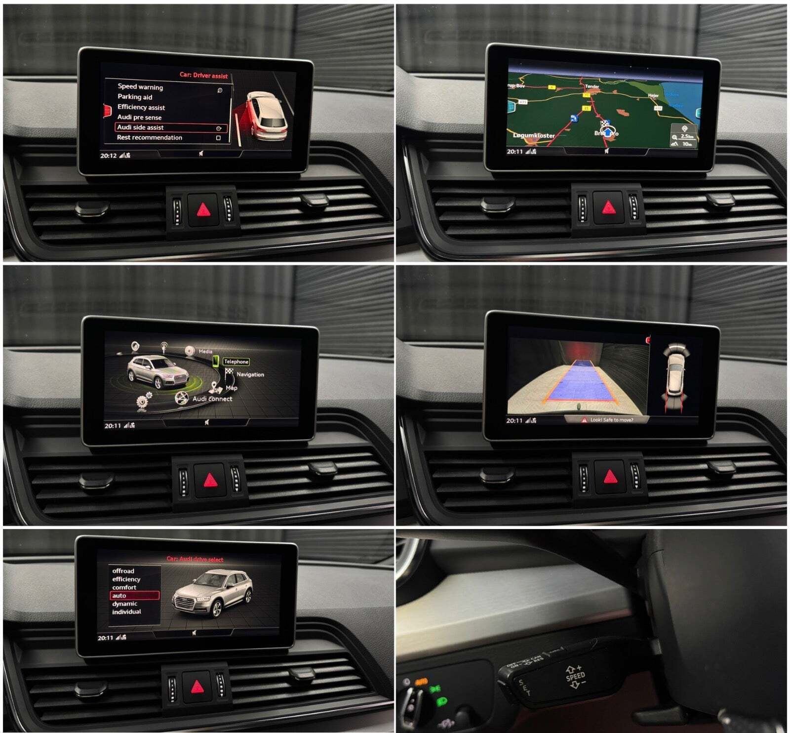 Sort Audi Q5 fra 2017