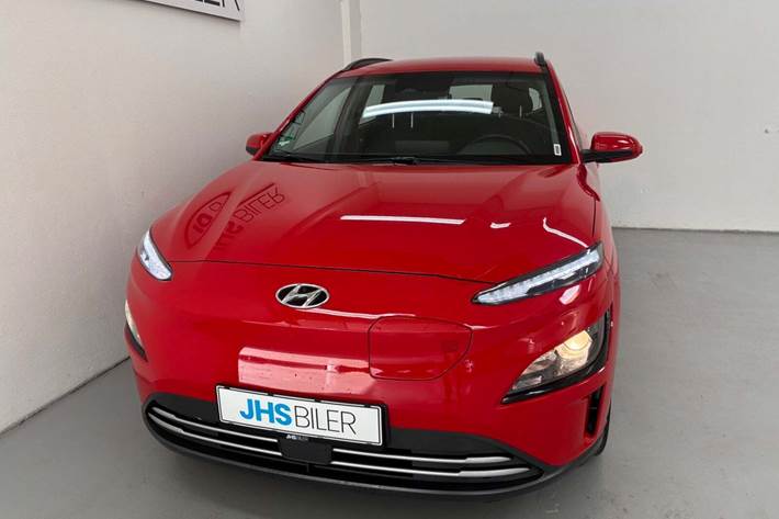 Rød Hyundai Kona fra 2022