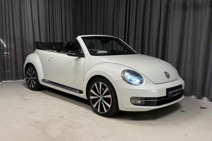 Hvid VW The Beetle fra 2014