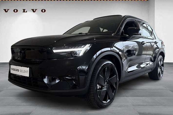 Sort Volvo EX40 fra 2025