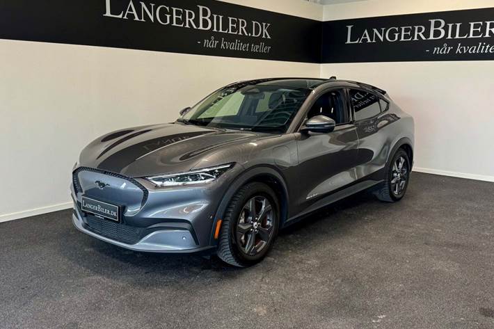 Grå Ford Mustang Mach-E fra 2021