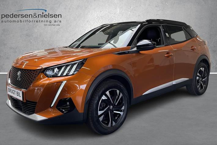 Orange Peugeot e-2008 fra 2022