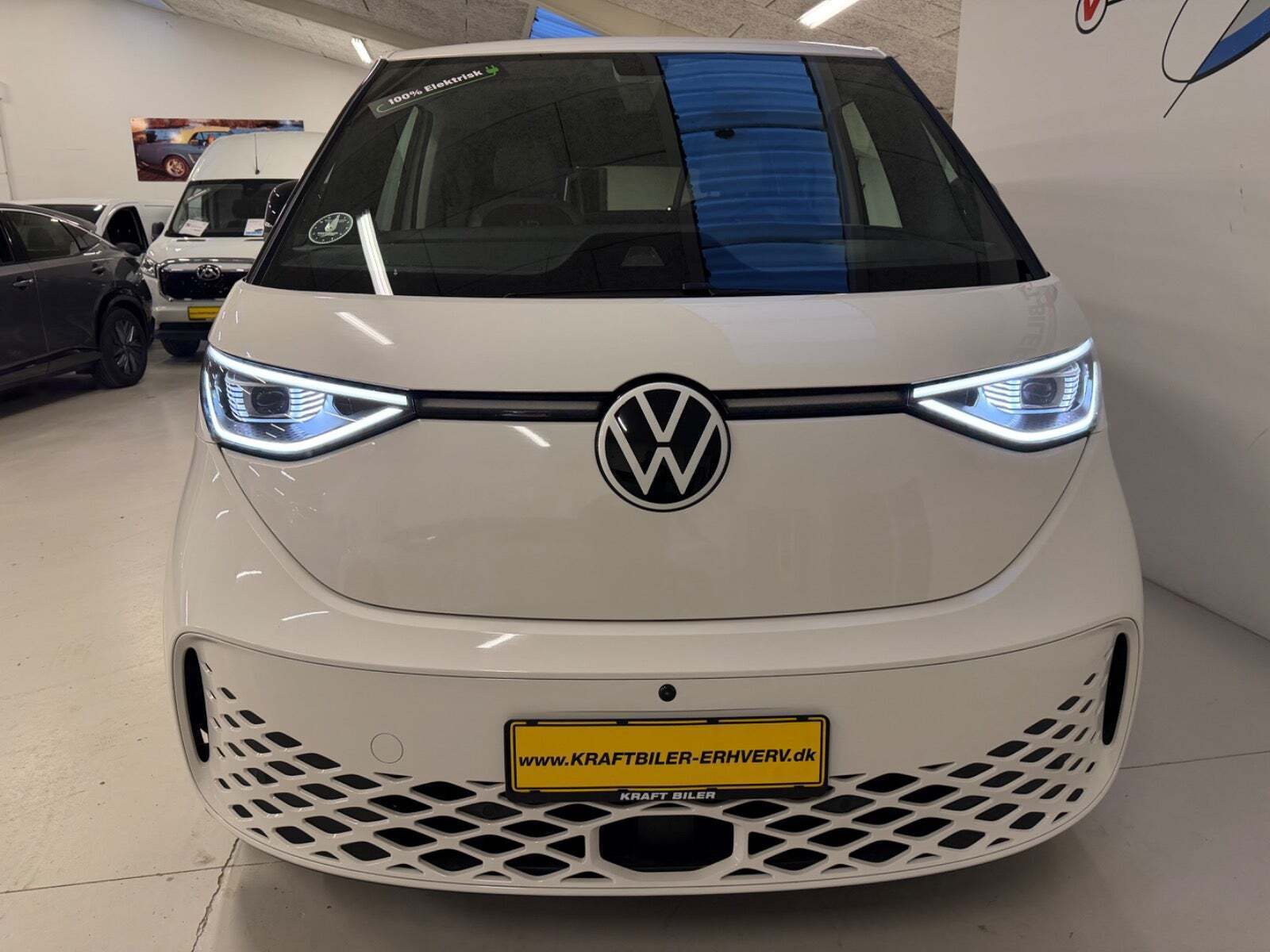 Hvid VW ID.Buzz fra 2023