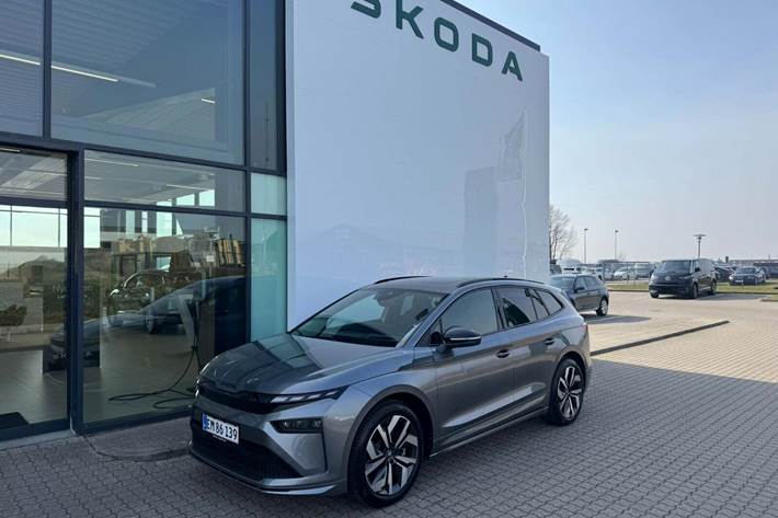 Grå Skoda Enyaq fra 2026