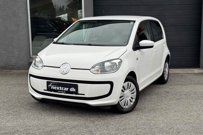 Hvid VW UP! fra 2012 set udefra