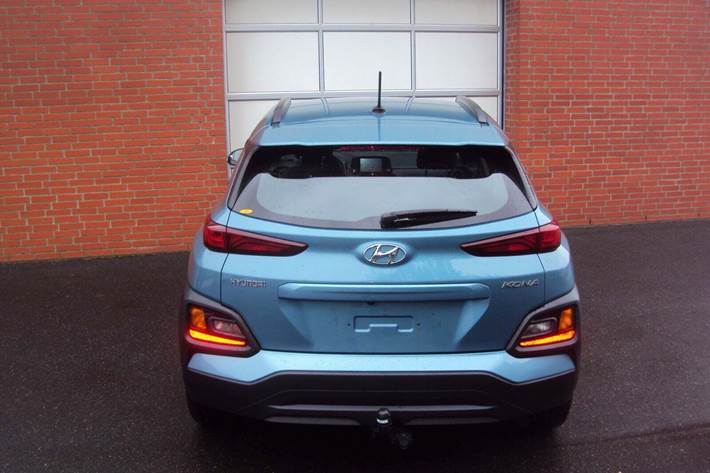 Blå Hyundai Kona fra 2020