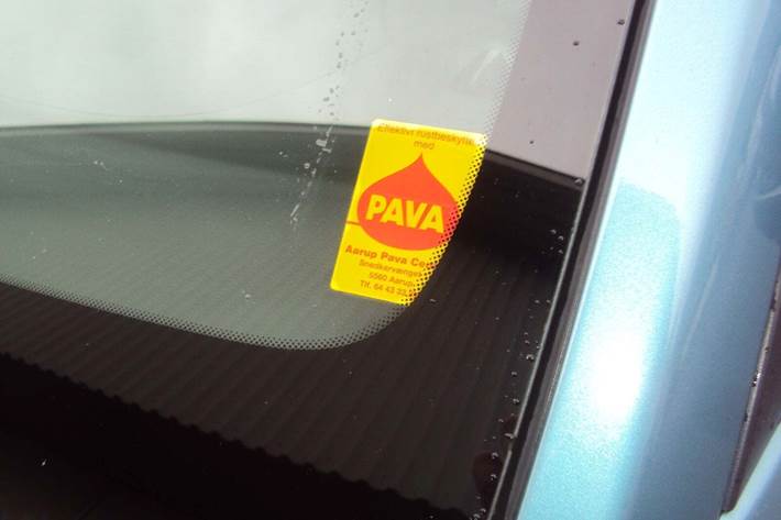 Blå Hyundai Kona fra 2020