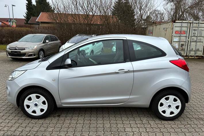 Sølv Ford Ka fra 2012
