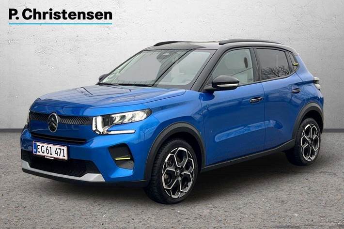 Blå Citroën ë-C3 fra 2025