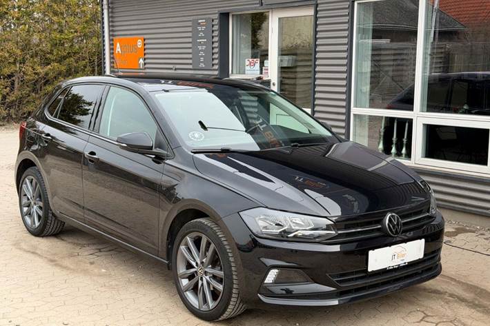 Sort VW Polo fra 2021