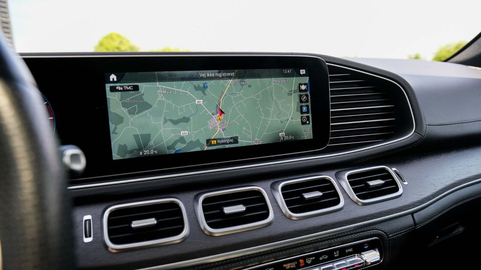 Sort Mercedes GLE350 d fra 2020