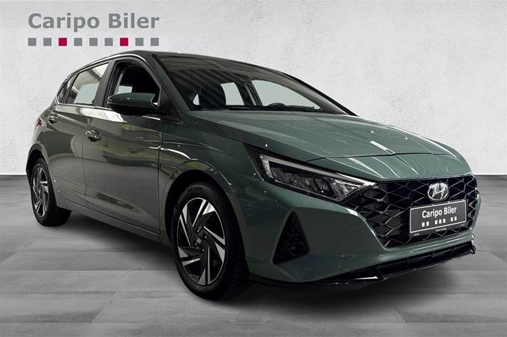 Grøn Hyundai i20 fra 2022