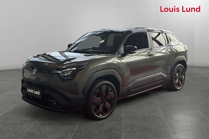 Grøn Suzuki eVitara fra 2026 set udefra